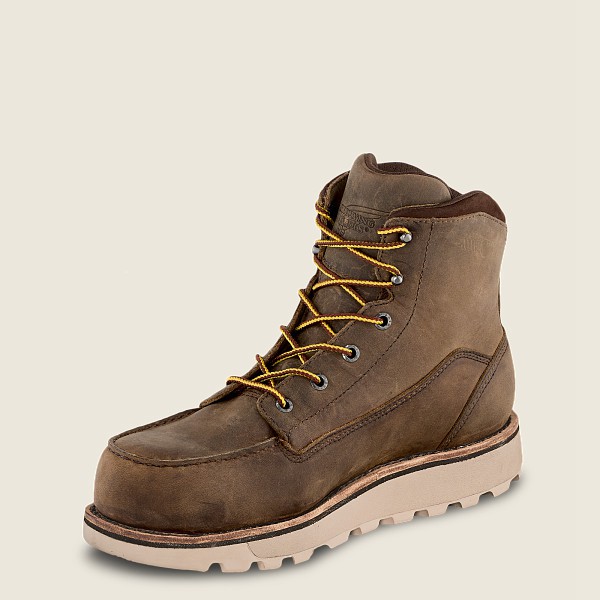 Botas de Seguridad Red Wing Hombre Kaki - Traction Tred Lite - 6-Inch Waterproof Toe - 472-LQTICZ